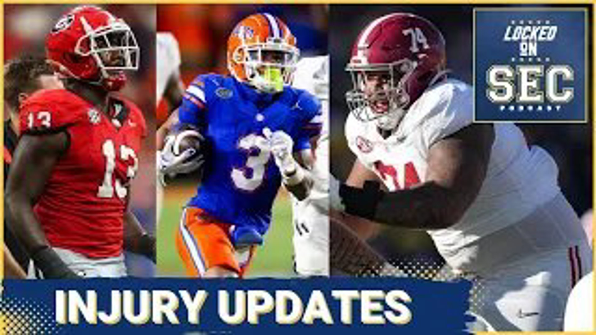 We've got SEC Week 3 injury updates from several schools including Florida, Georgia, Alabama, Kentucky and more.