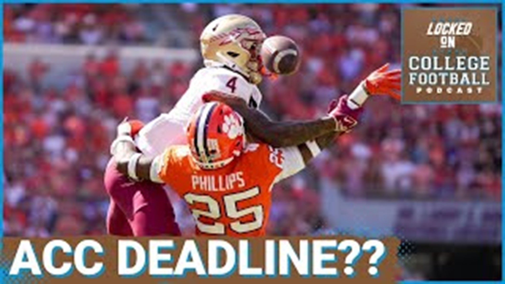Florida State and Clemson are not going to be in the ACC for long, but they WILL be for 2024--and they should want to be. Is there really a deadline for them?