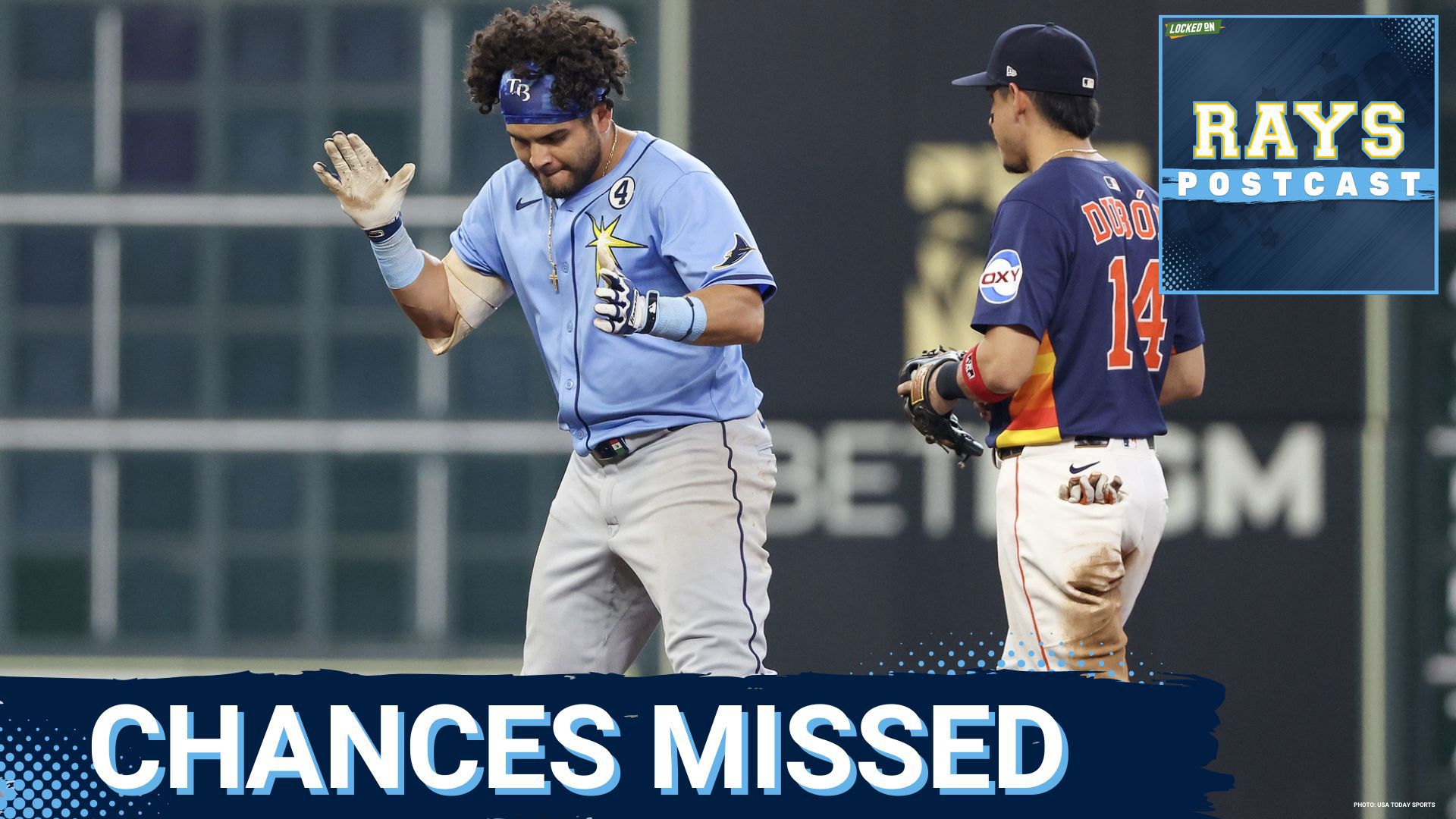 The Tampa Bay Rays get shut out by the Houston Astros 1-0.