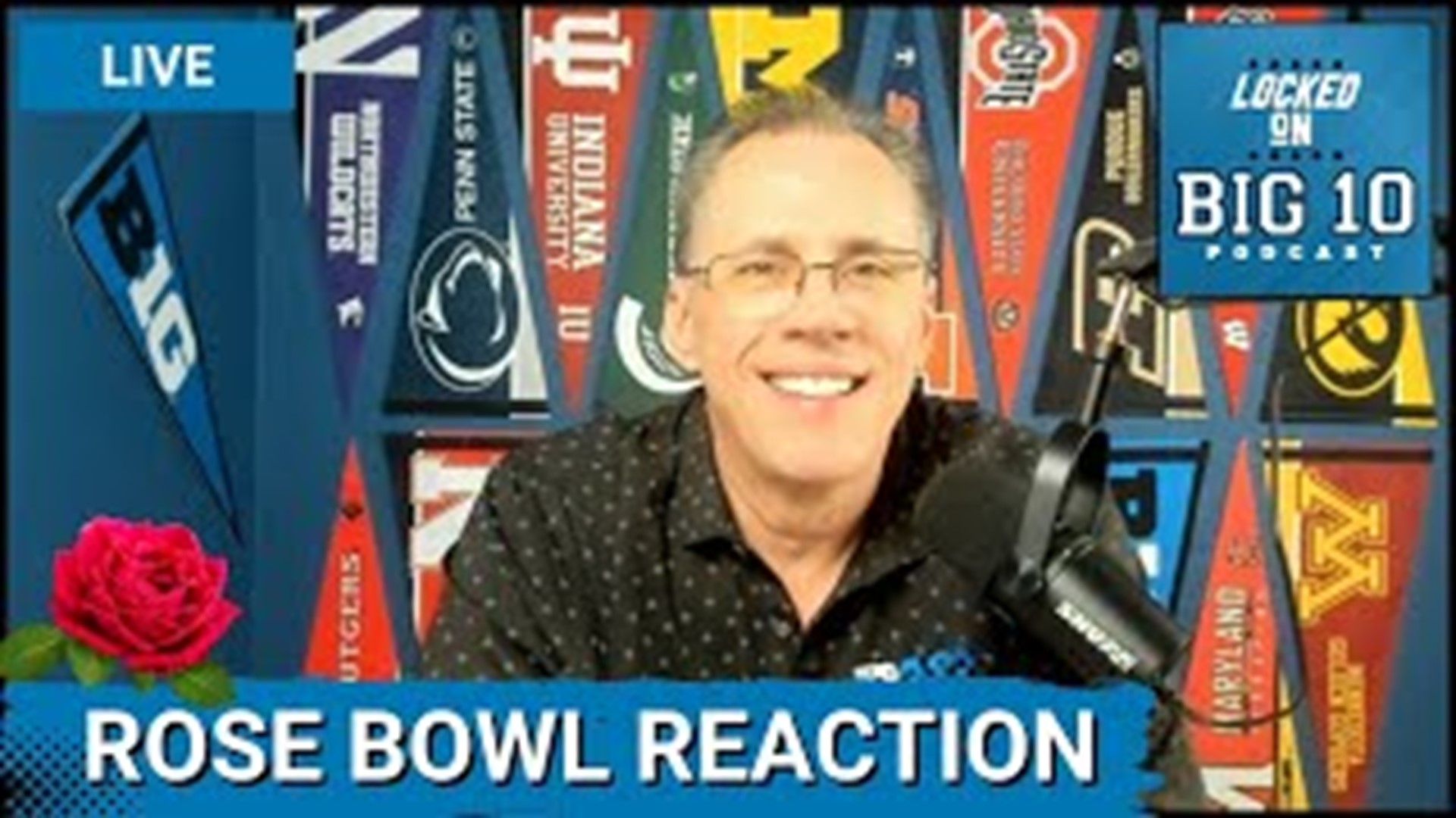 We have LIVE Postgame reaction to Michigan and Alabama in the Rose Bowl.  Plus we will take your comments and reaction on our LIVE Postgame show!