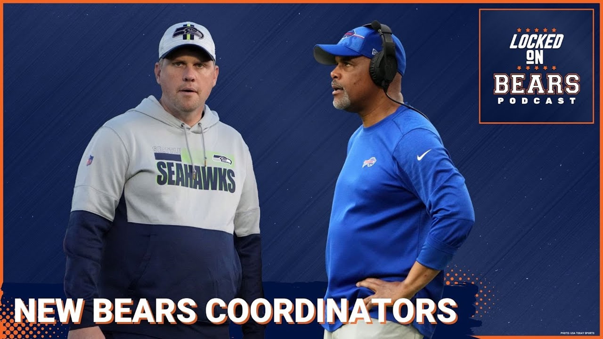 Shane Waldron and Eric Washington were finally introduced as Chicago Bears offensive and defensive coordinators a month after Matt Eberflus hired them.