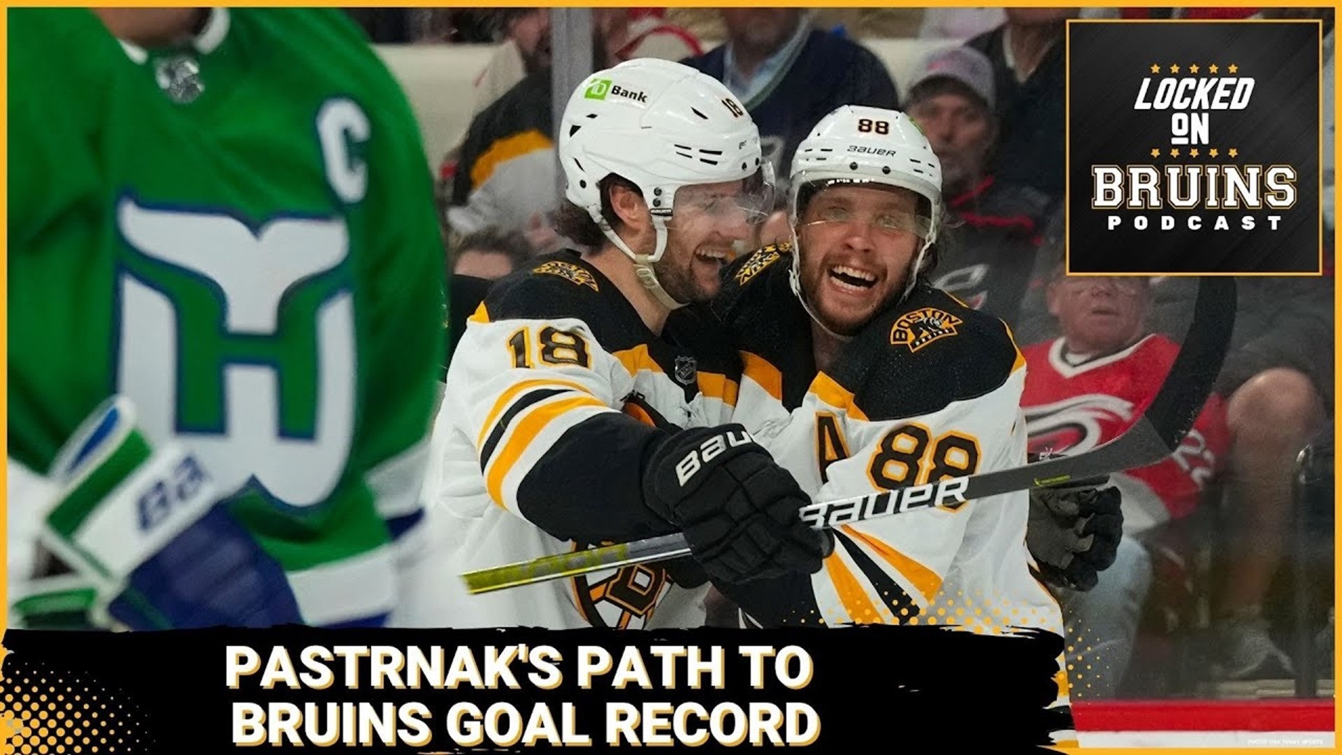 After scoring goals 50 and 51 on the season, David Pastrnak hit a levelo no other Boston Bruins player has reached since Cam Neely in 1993-94.