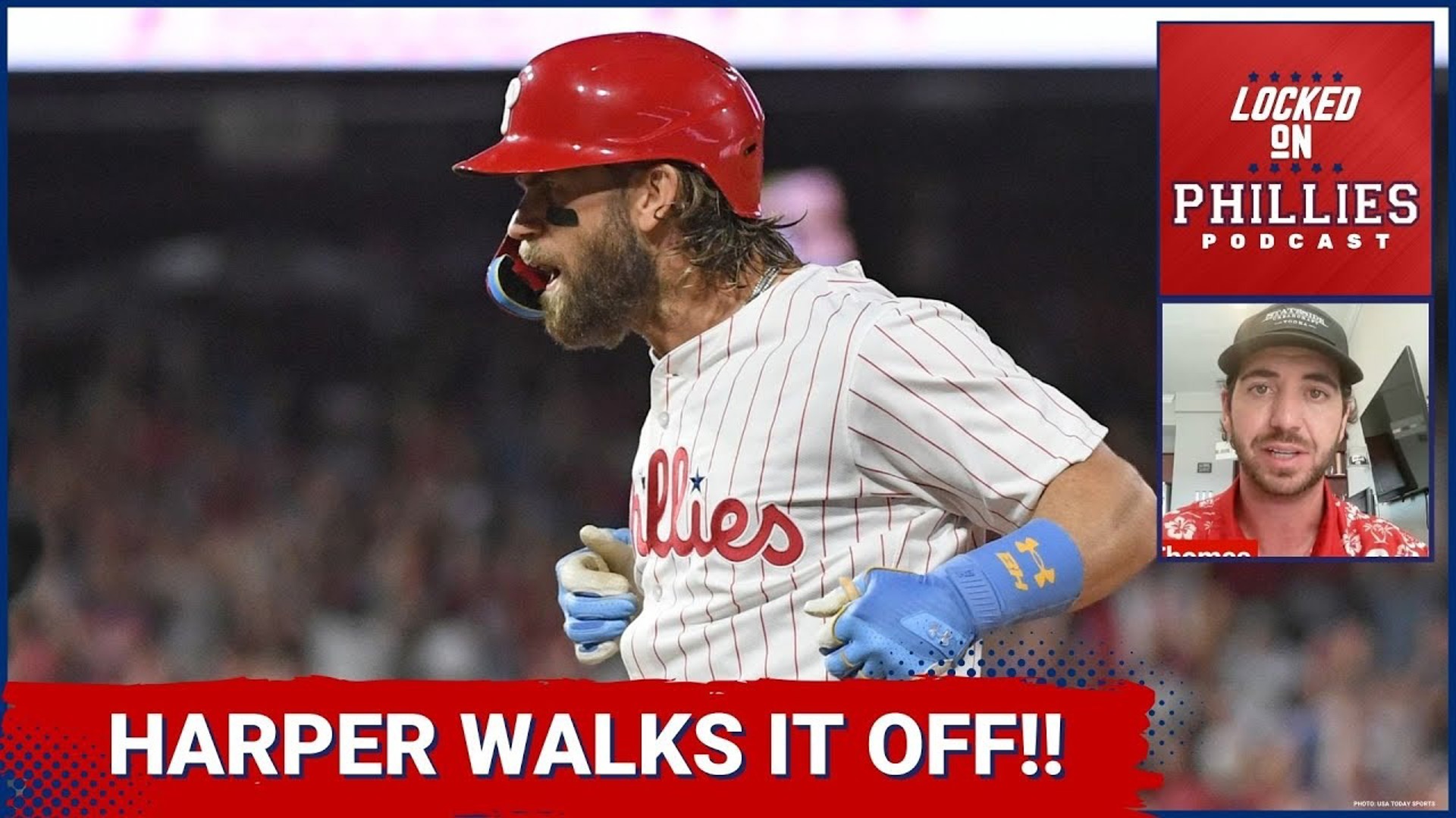 In today's episode, Connor celebrates Bryce Harper's walk off hit that led the Philadelphia Phillies to victory over the Houston Astros in game 1 of their series.