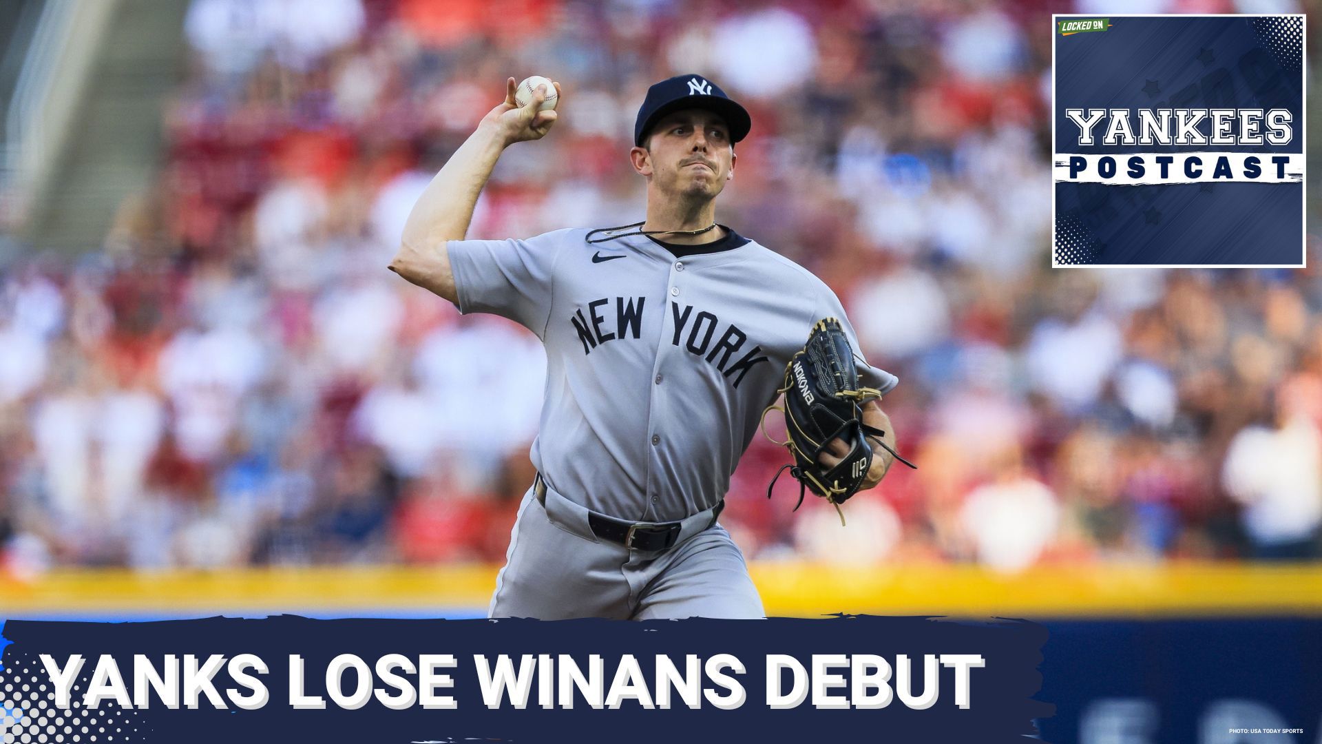 Allan Winans, making his Yankees debut, lasted just 4.1 innings in a 6-1 loss to the Reds. Aaron Judge did hit his 28th HR of the season, but it comes in the defeat.