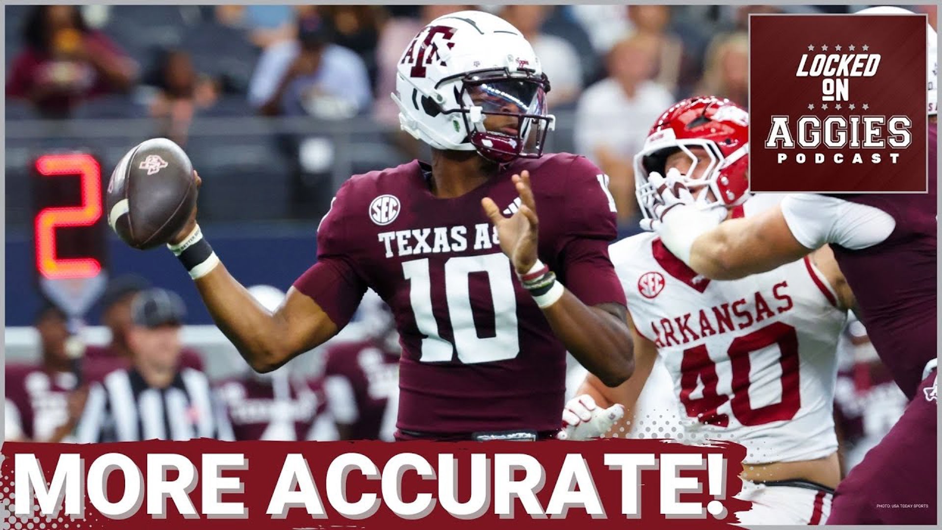 why Texas A&M quarterback Marcel Reed needs to be more accurate in passing the football for the Aggies to beat #9 Missouri.