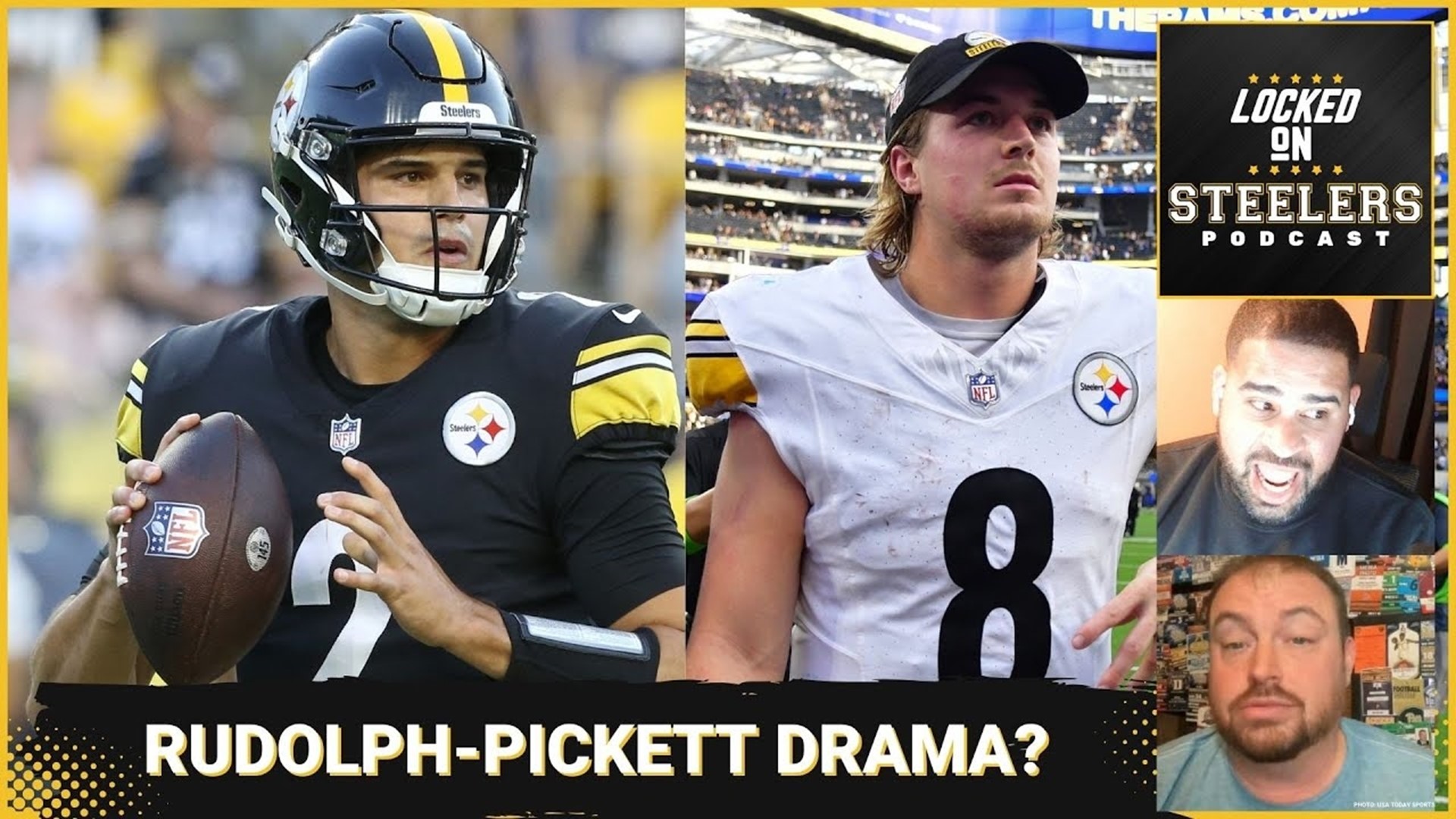 The Pittsburgh Steelers are at the center of rumors surrounding Kenny Pickett and Mason Rudolph that Pickett refused to suit up against the Seattle Seahawks.