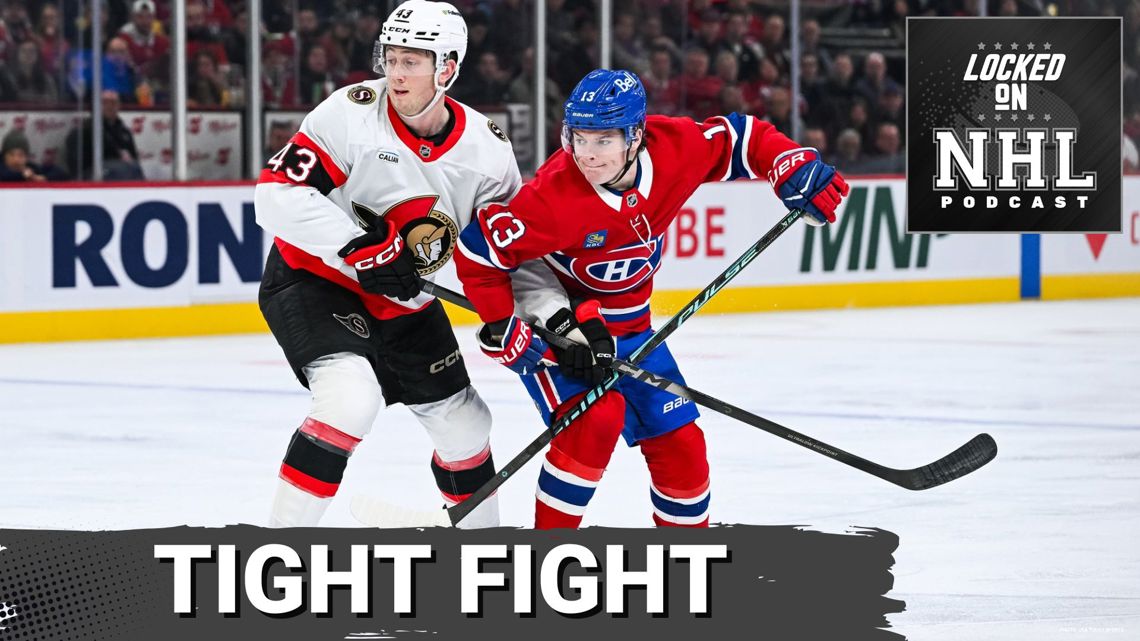 The Senators and Canadiens Battle for Playoff Position While the Sharks Extend a Key Player