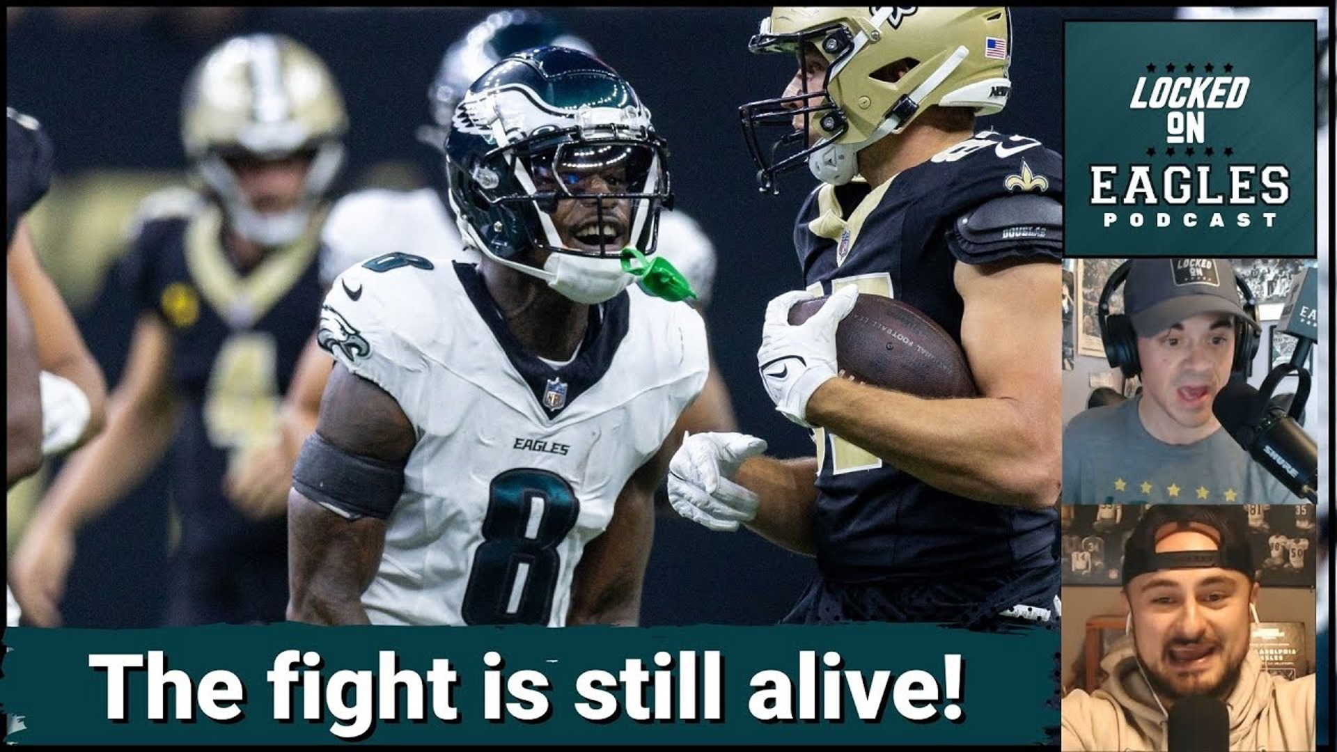 The Philadelphia Eagles showed in their 15-12 win in New Orleans that the fight is NOT DEAD in this team!