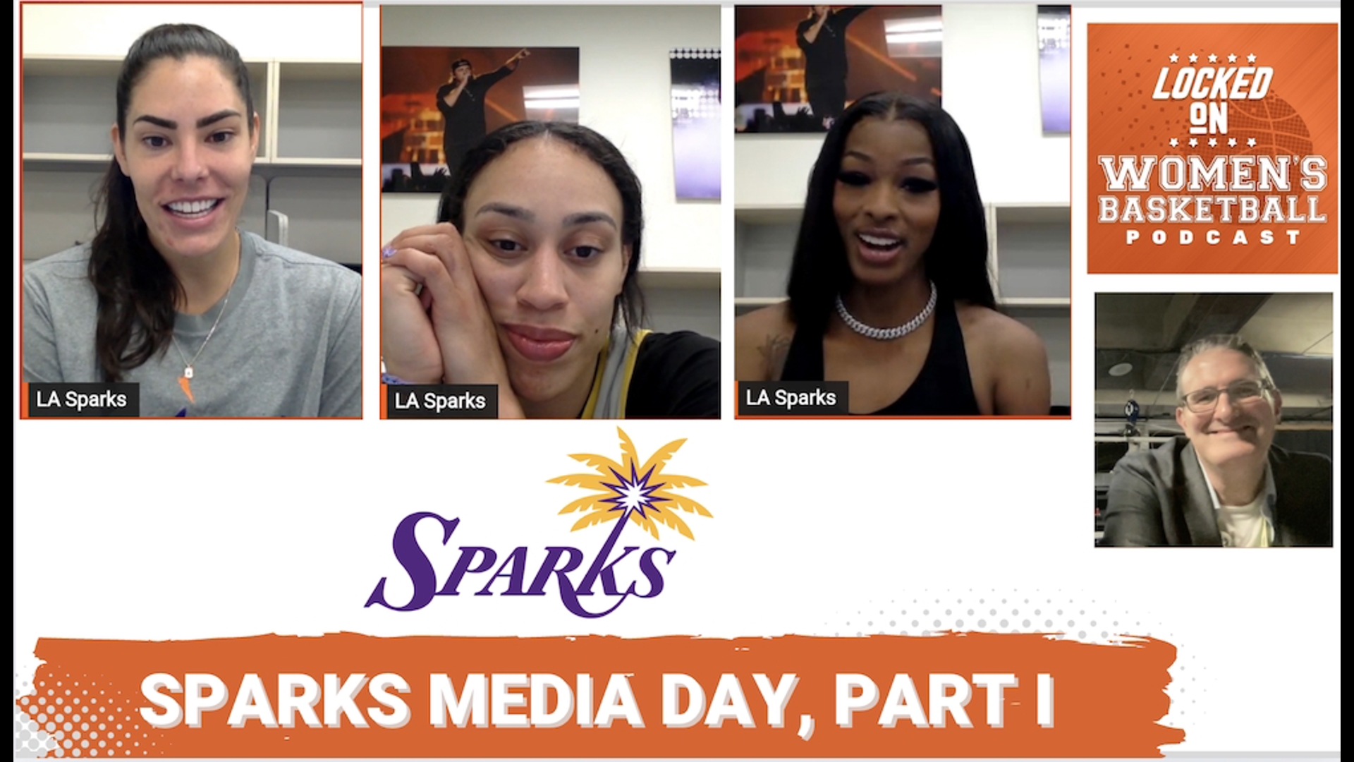 Greetings from Los Angeles Sparks Media Day! In Part I of a two-part show, host Howard Megdal spoke one-on-one with Kelsey Plum, Dearics Hamby and Rickea Jackson.