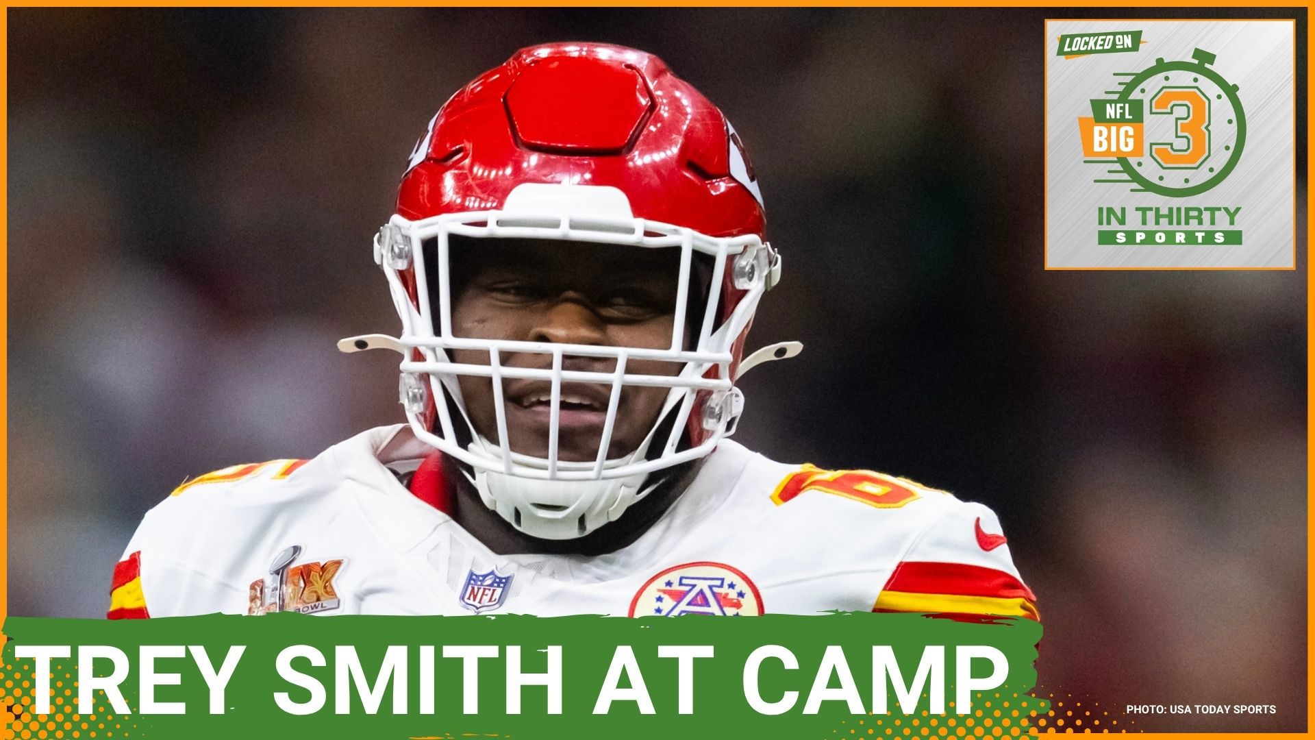 Trey Smith shows up at camp for the Kansas City Chiefs and the Bengals resume talks with Trey Hendrickson. Lamar Jackson wants Jaire Alexander.