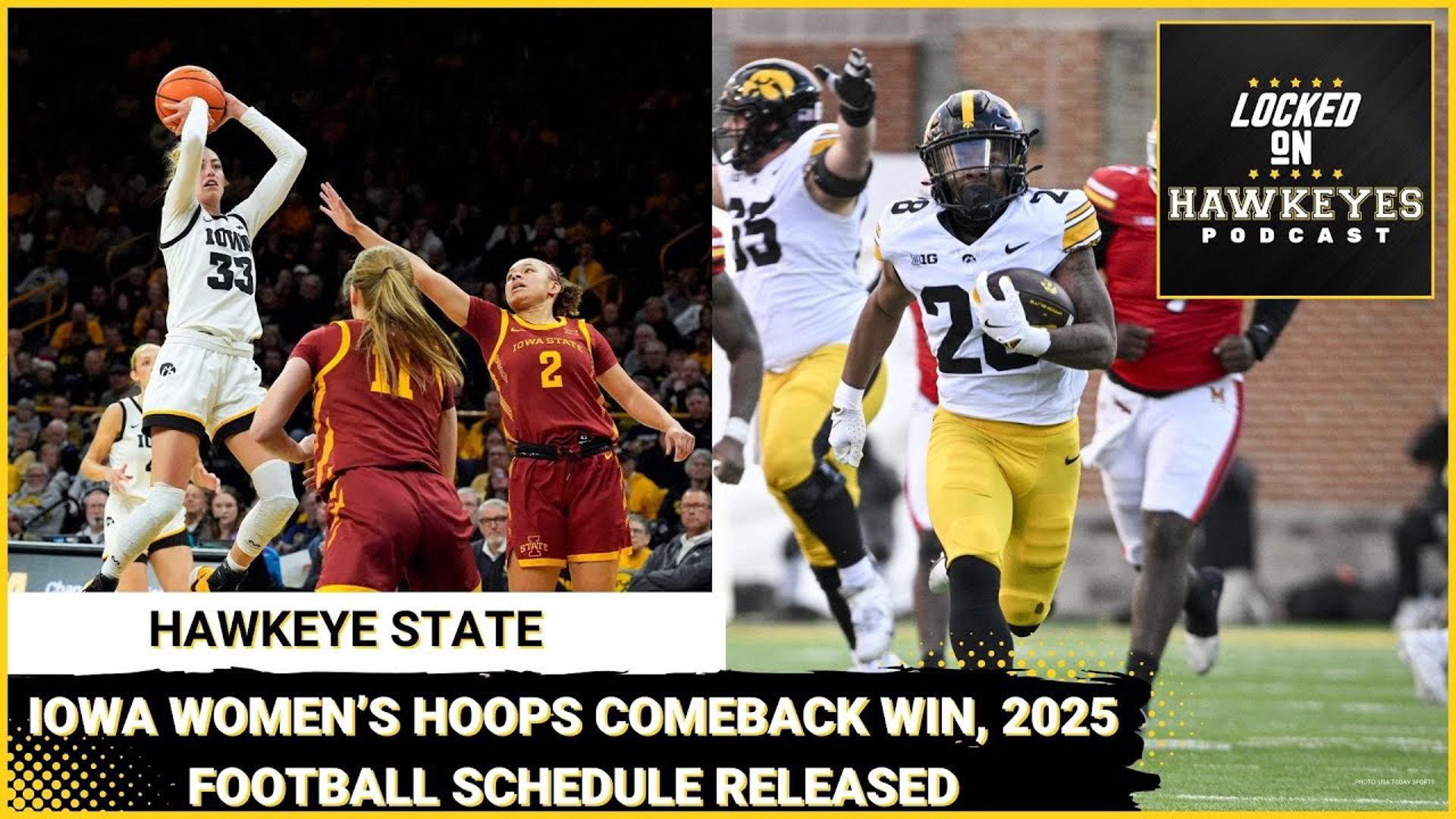 Rapid Reaction: Hawkeye State again in Women's Hoops, 2025 Iowa Football Schedule Released