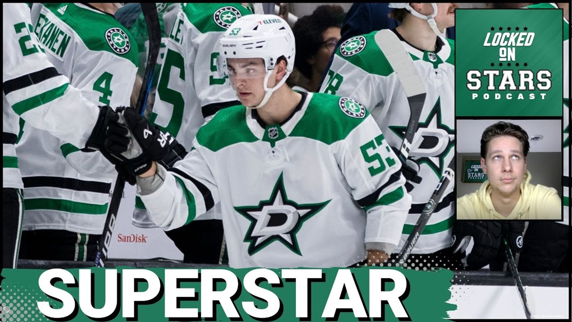 Wyatt Johnston scores twice and has a three point night in a 6-3 win for the Dallas Stars over the San Jose Sharks. The Stars have now won five straight games