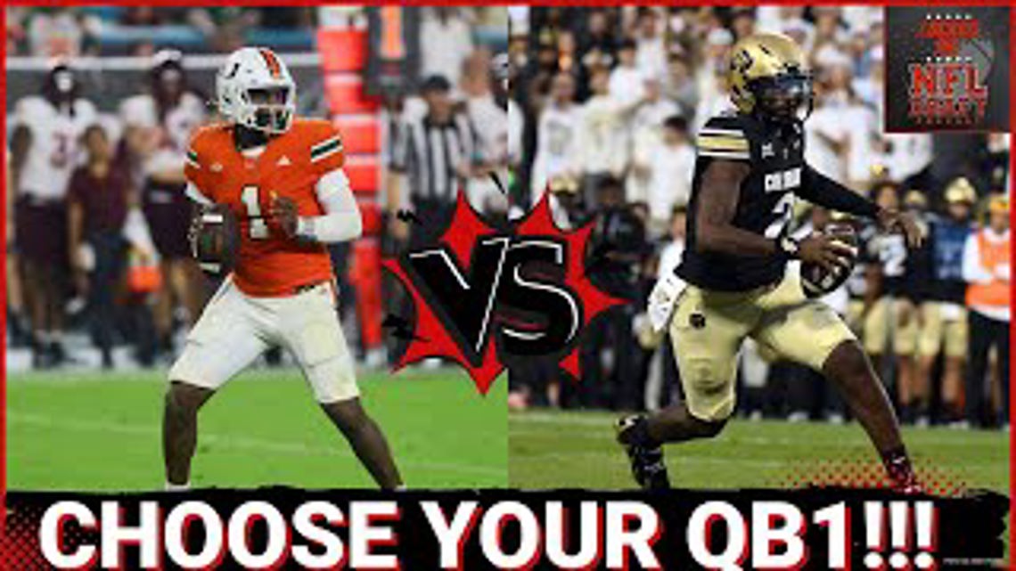 Cam Ward vs Shedeur Sanders, who is QB1 of 2025 NFL Draft (Make the