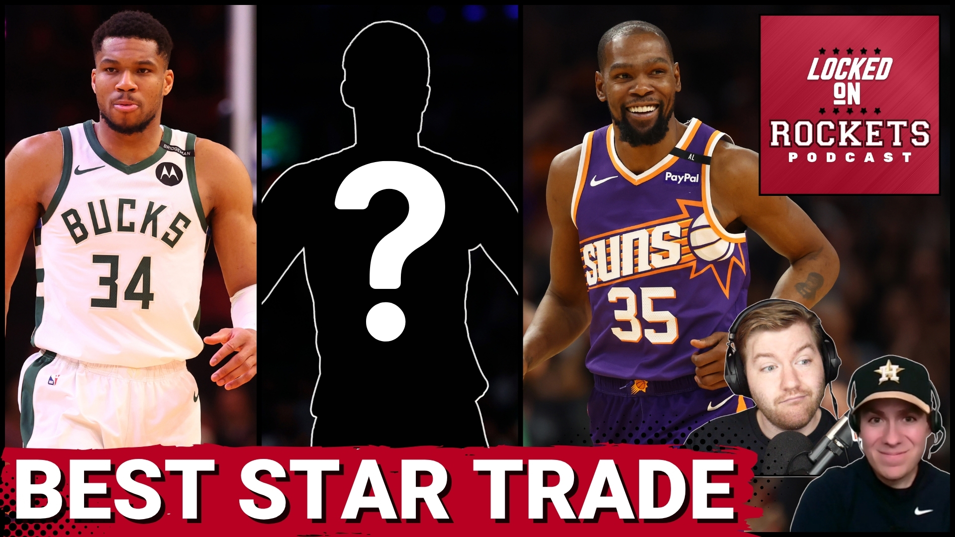 Houston Rockets STAR Trade Options: Higher CEILING With Giannis? Better FIT With Kevin Durant?