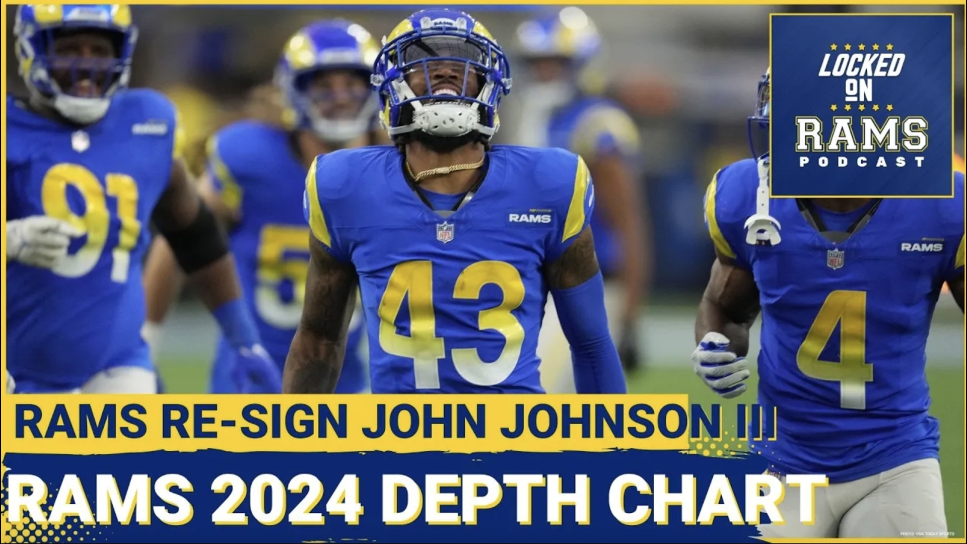 The Los Angeles Rams have re-signed safety John Johnson III. This will mark Johnson's third time back in the horns, and it could have a big domino effect