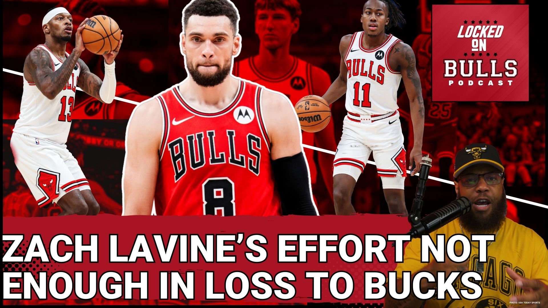 Haize discusses the Bulls' loss to the Milwaukee Bucks and the overall lack of effort given but the Bulls' players. He also discusses the injury updates to Lonzo