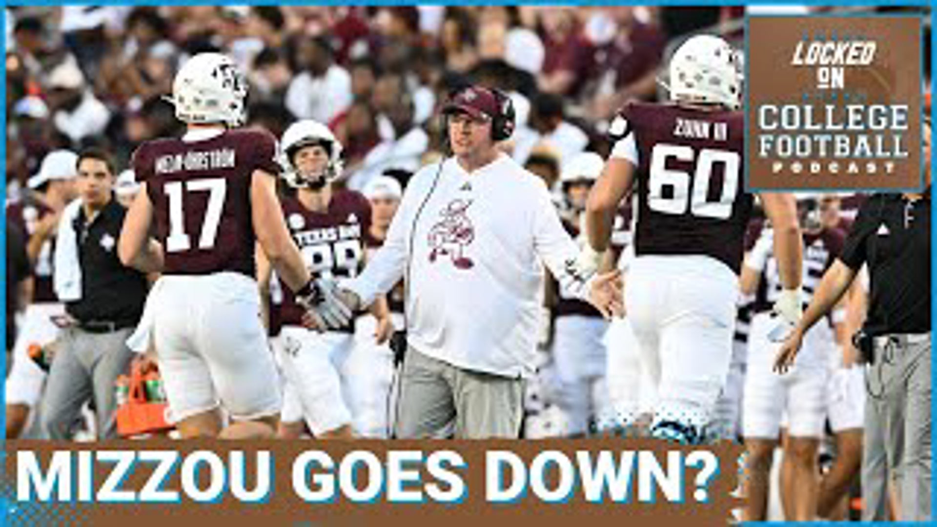 The only matchup of Top 25 teams this week is in College Station as Missouri travels to Kyle Field to take on Mike Elko and Texas A&M.