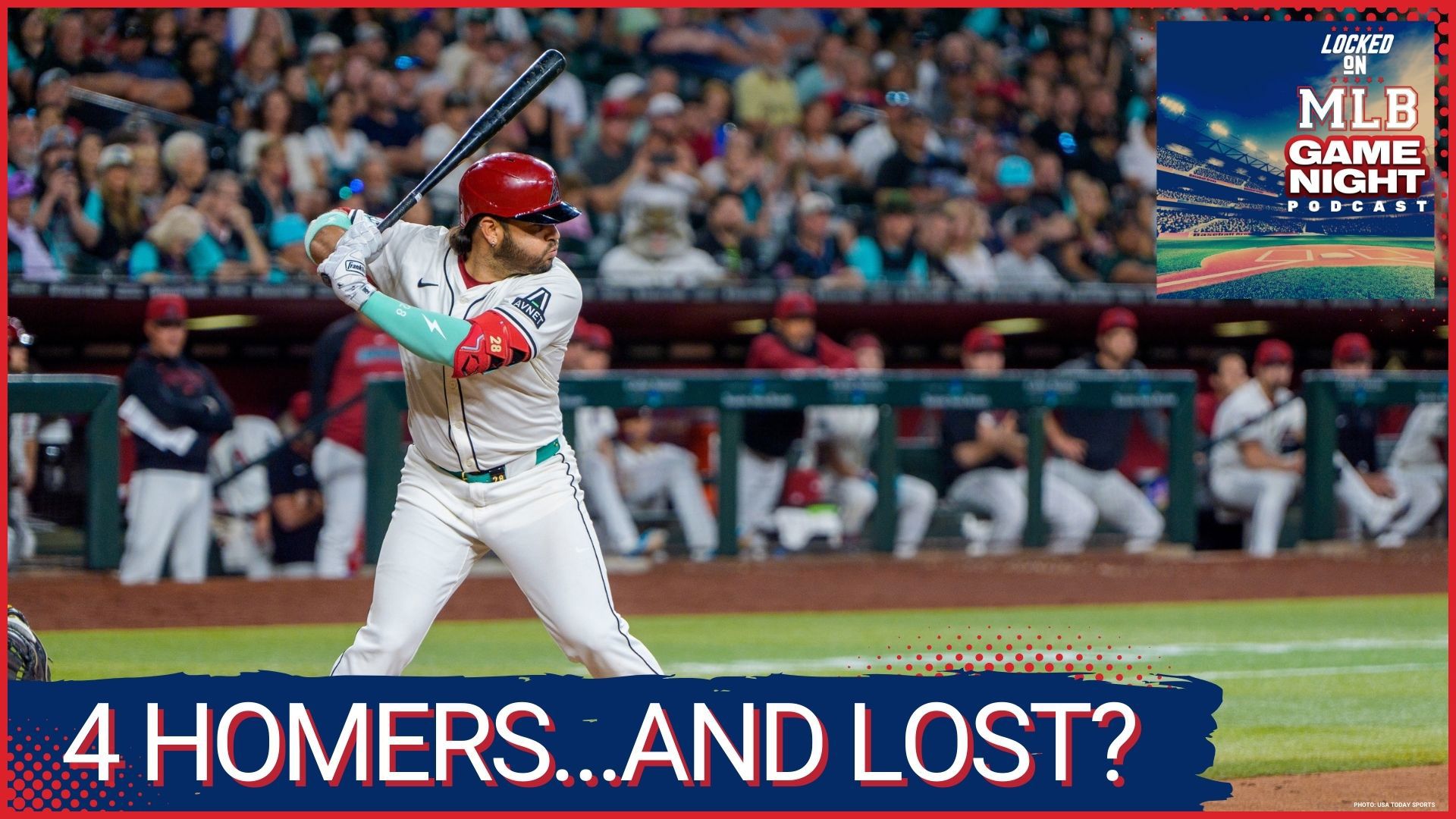 Eugenio Suarez of the Arizona Diamondbacks hit four home runs versus the Atlanta Braves, but they still lost in extras.