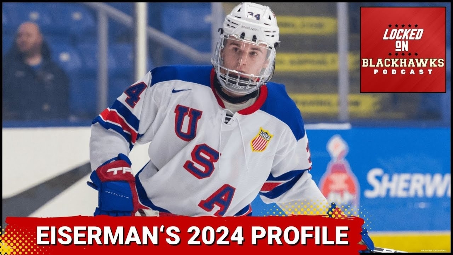 Wednesday's episode begins with 17-year-old forward Cole Eiserman's 2024 NHL Draft Profile!