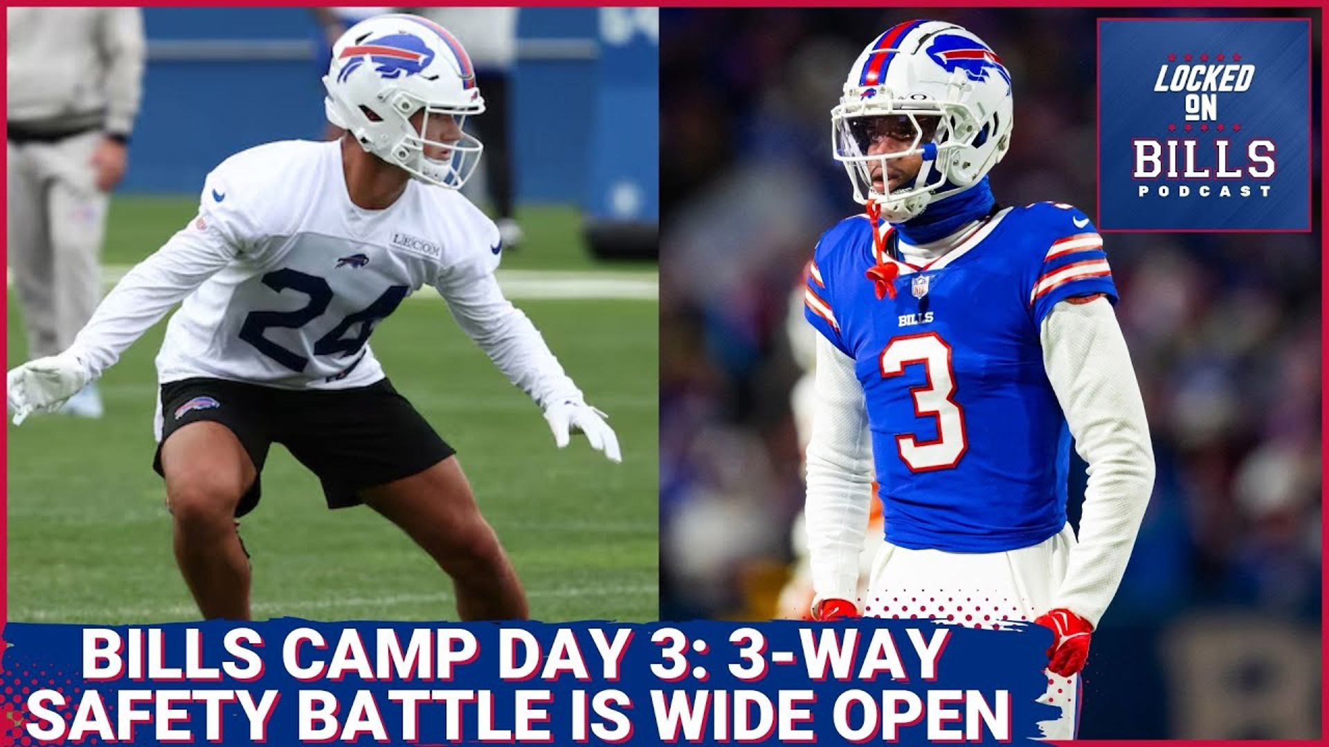 Buffalo Bills Camp Day 3: Safety battle between Damar Hamlin, Mike Edwards & Cole Bishop heats up