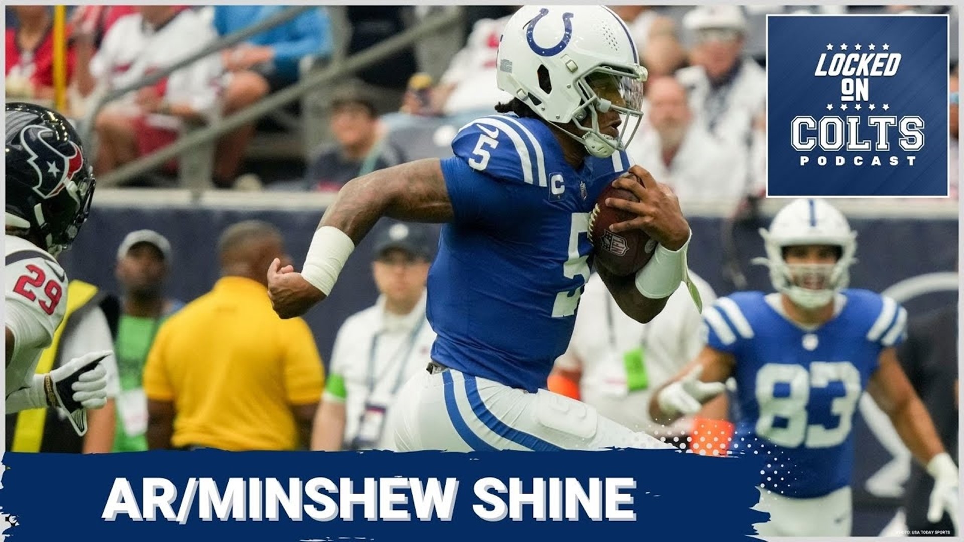 Indianapolis Colts Quarterback's Anthony Richardson AND Gradner Minshew both had outstanding days against the Houston Texans.
