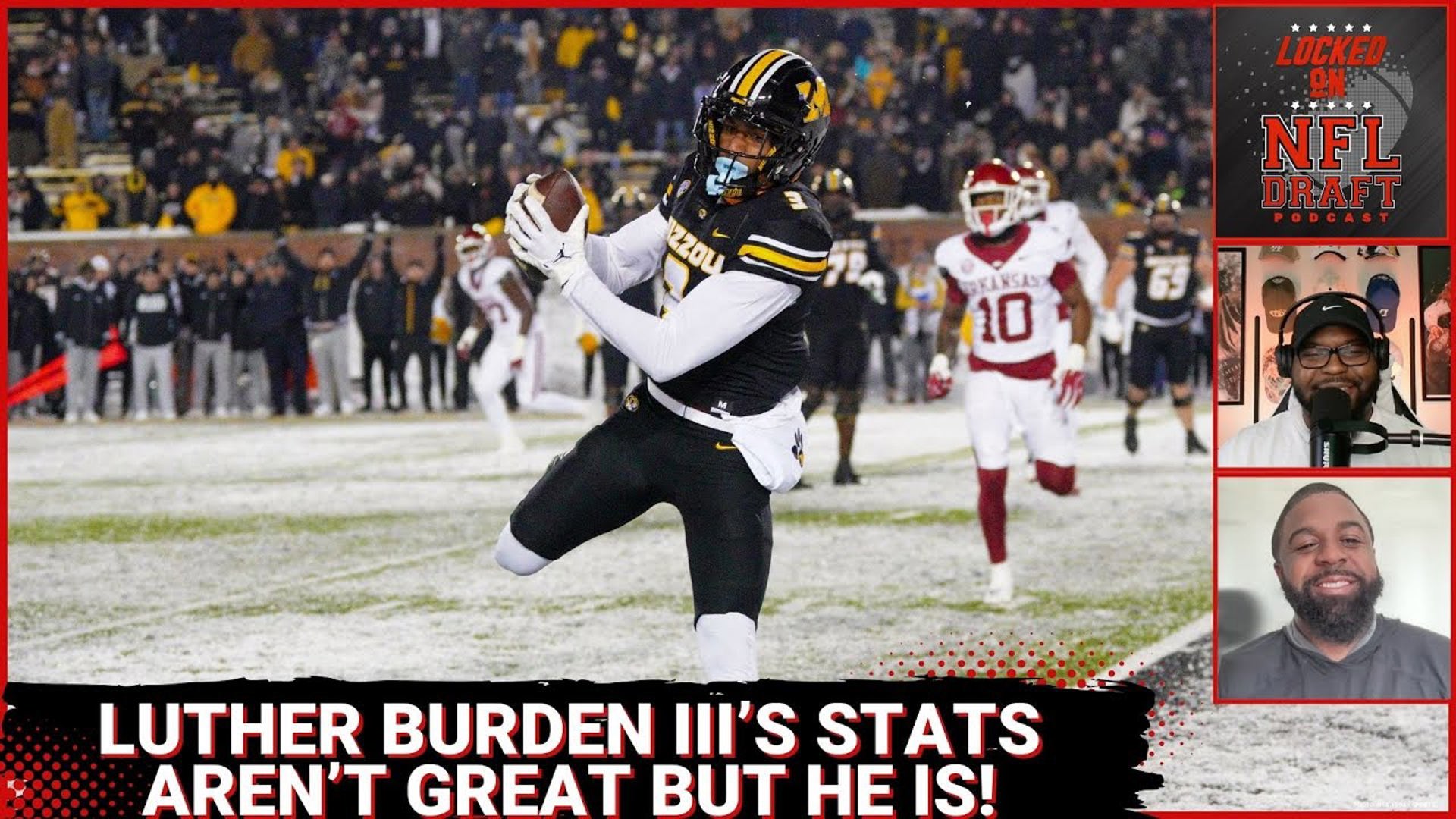 Luther Burden III didn't have a great season in 2024 but he remains one of the best WR prospects in the draft. DP found a team he can succeed with and help in 2025.