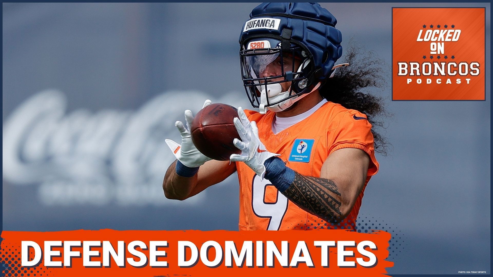 The Denver Broncos defense, led by Talanoa Hufanga, dominated Bo Nix and the Broncos offense during Friday's training camp practice.