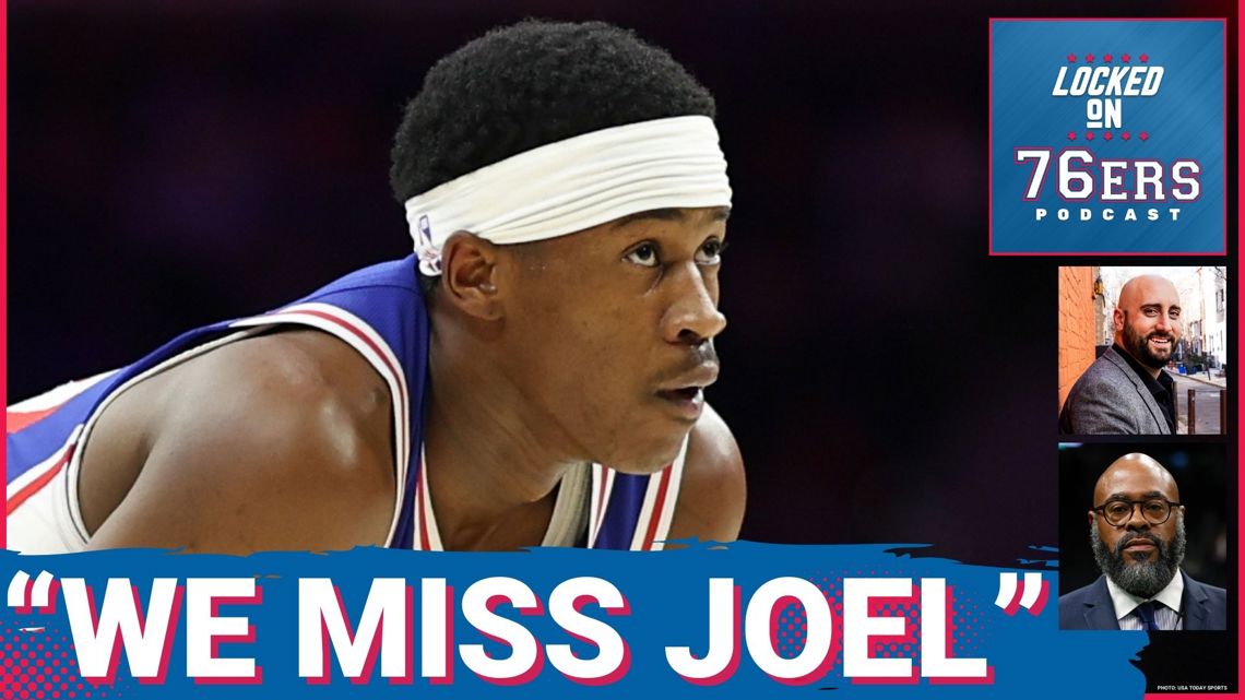 "We miss JOEL EMBIID" VJ Edgecombe just gets right to it - Locked On Philadelphia 76ers