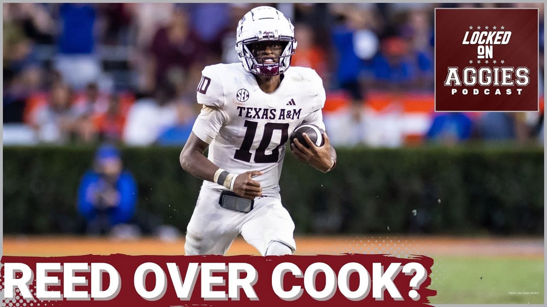 On today's episode of Locked On Aggies host Andrew Stefaniak breaks down which quarterback between Marcel Reed and Brady Cook will win the QB battle