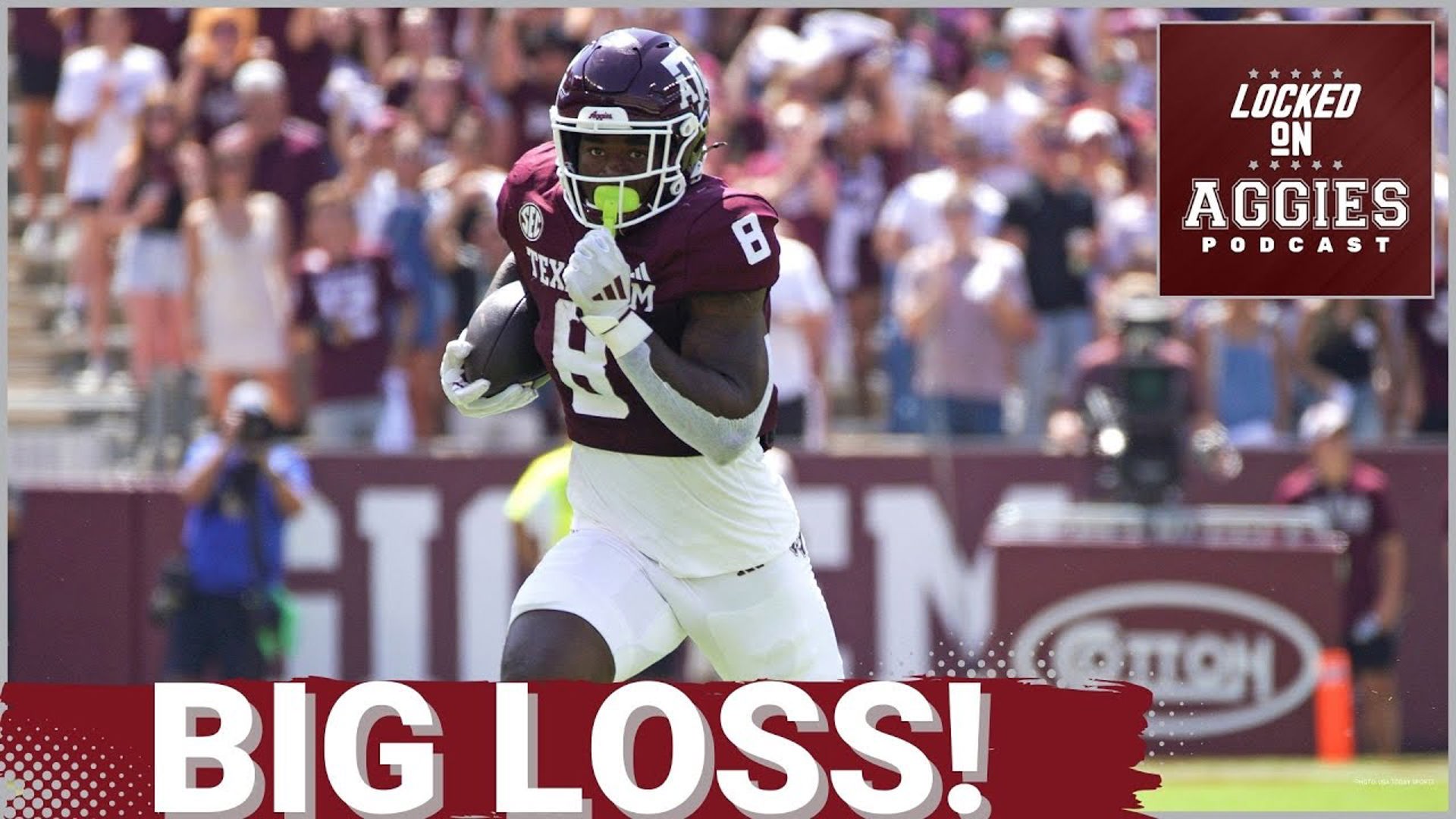 Texas A&M will be without star RB Le'Veon Moss the rest of the season ...