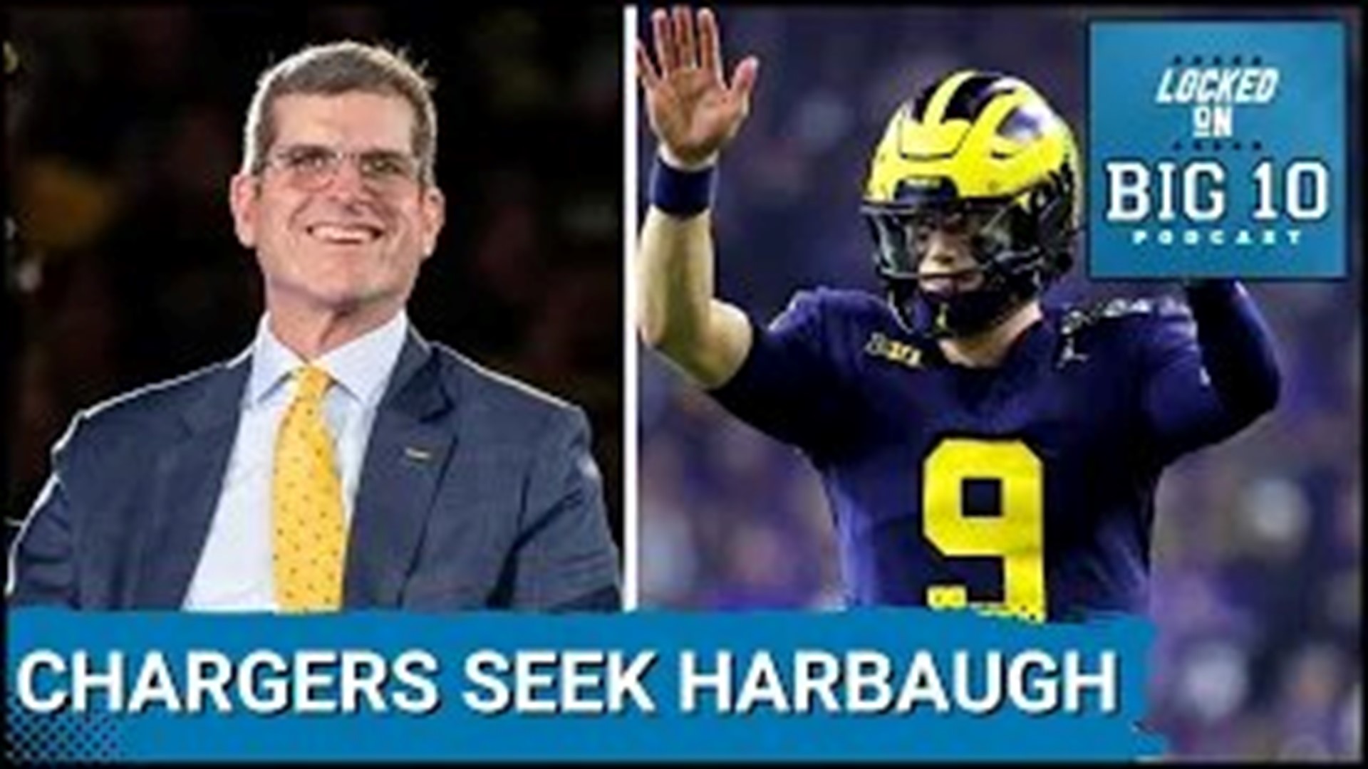 Michigan football coach Jim Harbaugh plans to interview with the Los Angeles Chargers for their head coaching position this week.