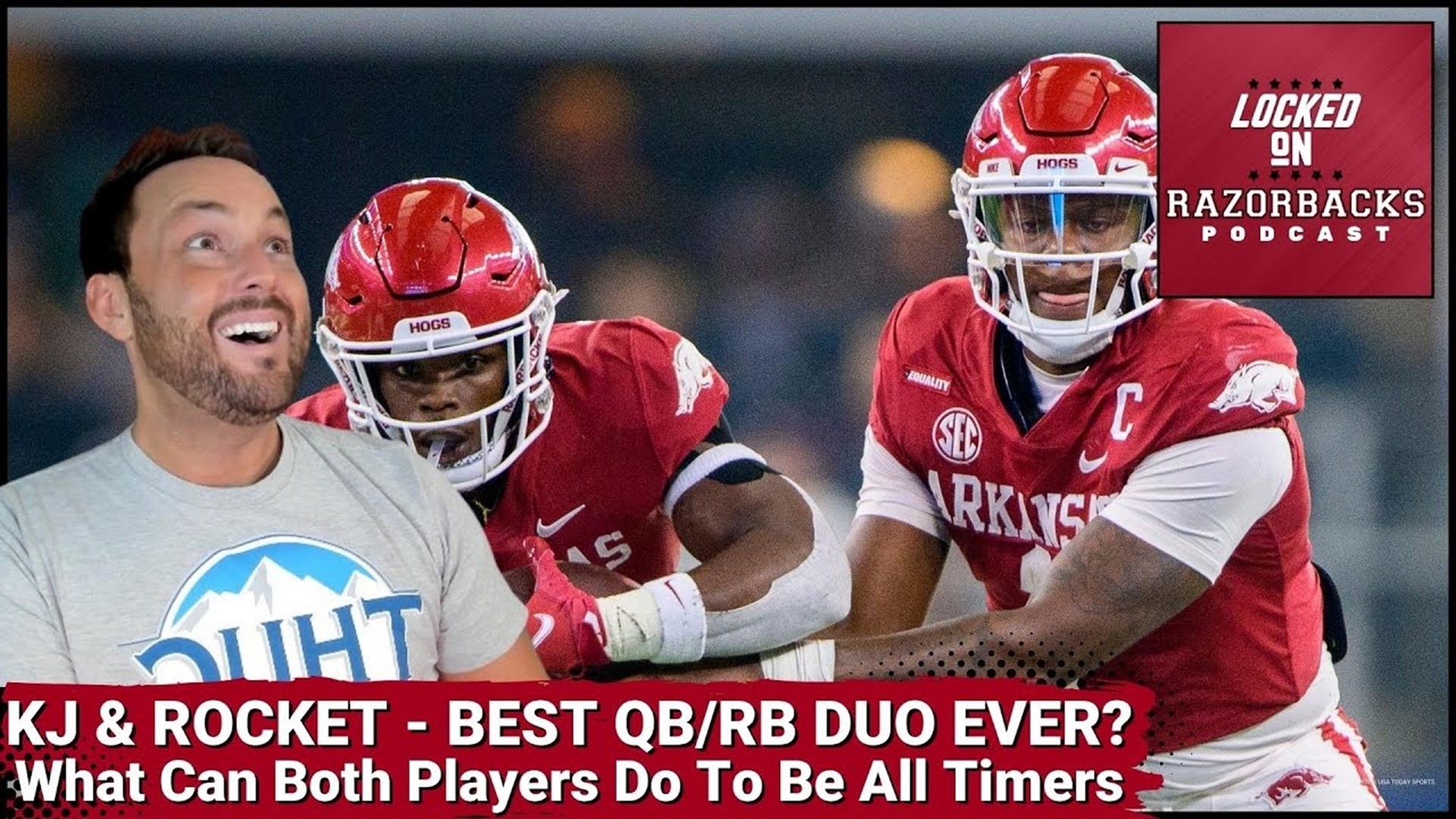 Arkansas has two of the best players in the SEC in their own backfield this season. What can KJ Jefferson & Rocket Sanders do to go down as the greatest QB/RB duo.