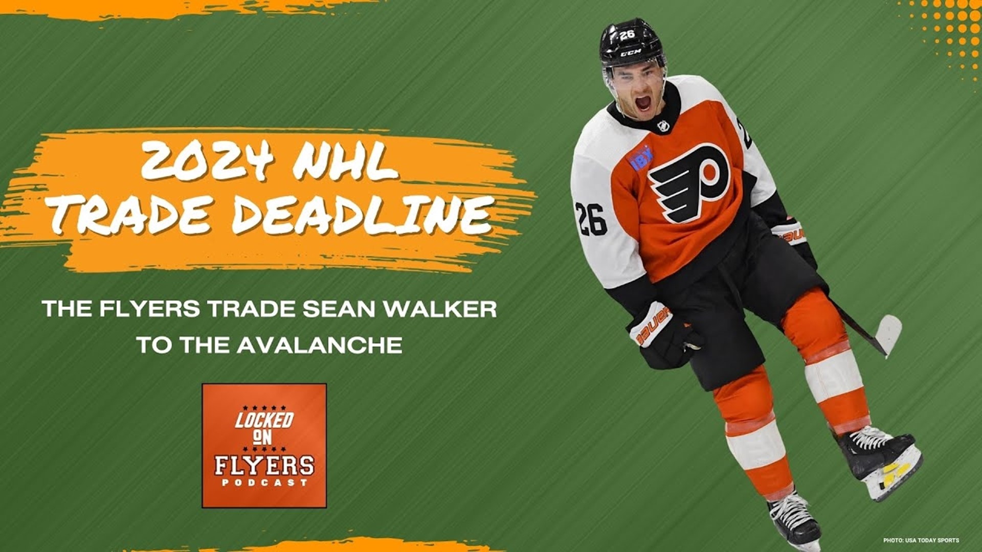 The Philadelphia Flyers have trade defenseman Sean Walker to the Colorado Avalanche in exchange for a first-round draft pick and center Ryan Johansen.