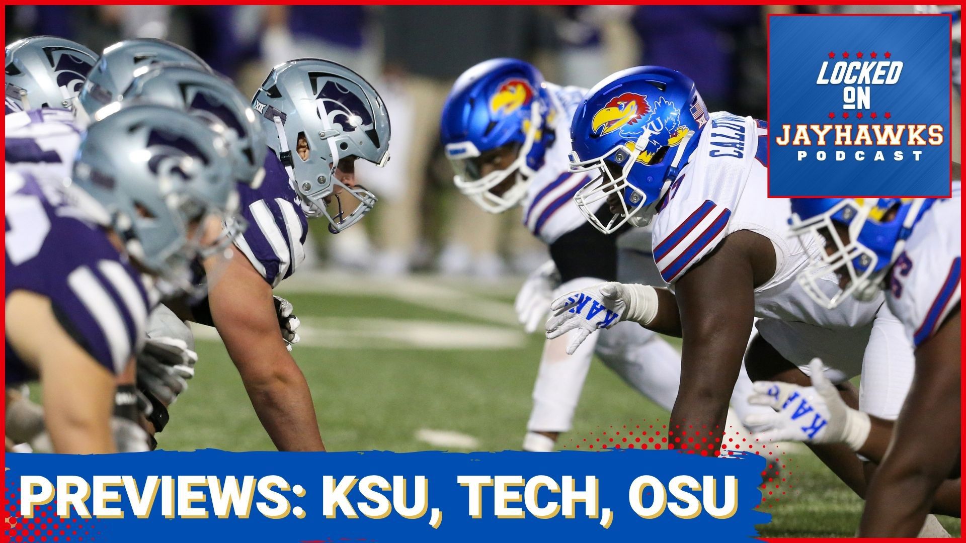 Kansas Jayhawks football has a difficult middle of the Big 12, featuring K-State - the biggest game of the season for KU - along with Texas Tech & Oklahoma State