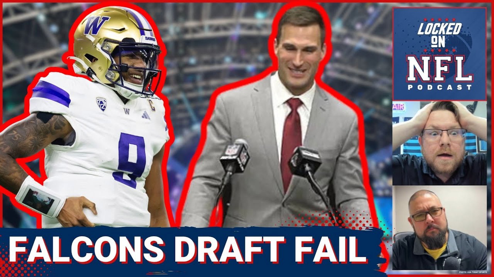 Atlanta Falcons Michael Penix MASSIVE FAIL PICK, Biggest Winners ...