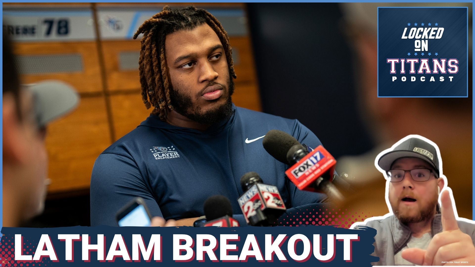 The Tennessee Titans are moving 2024 first-round pick JC Latham to right tackle and Latham has also transformed his body over the offseason.