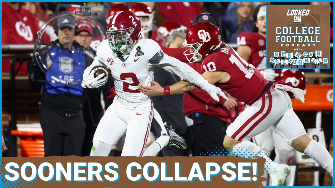 REACTION: Oklahoma COLLAPSES as Alabama STORMS back from 17-Point Deficit to face Indiana in Playoff