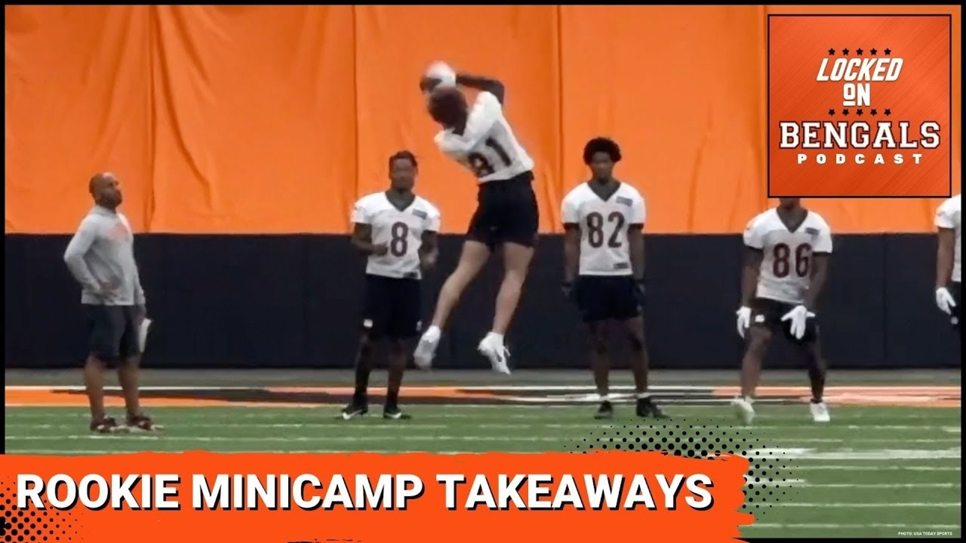 The Cincinnati Bengals had rookie minicamp on Friday. From Amarius Mims to Kris Jenkins and Jermaine Burton, the guys share their takeaways and observations.