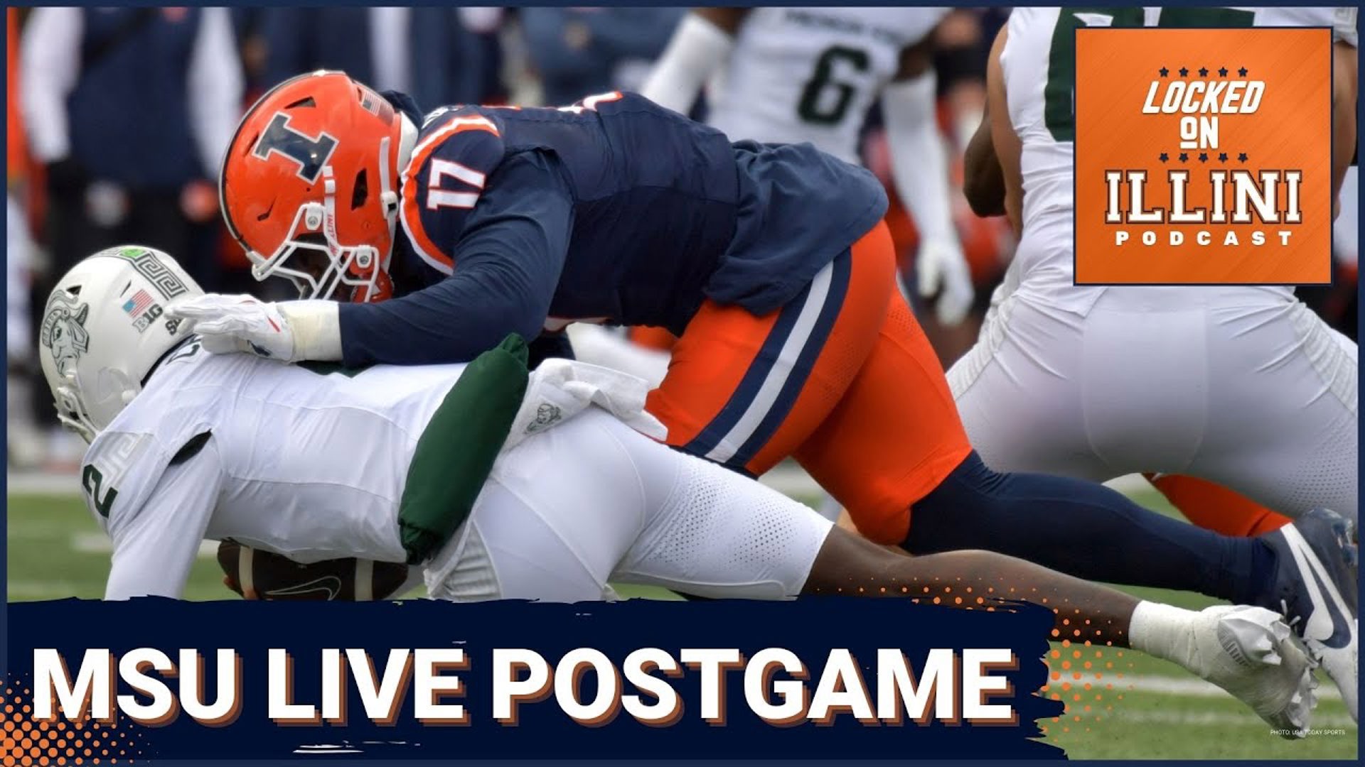 The Illini have a dominant 38-16 victory over the Michigan State Spartans, although it didn't necessarily feel like it.