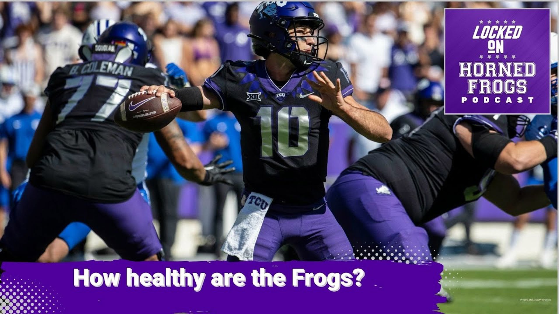 TCU starts preparing for Stanford this week. How healthy are the Frogs? We discuss on Locked on Horned Frogs.