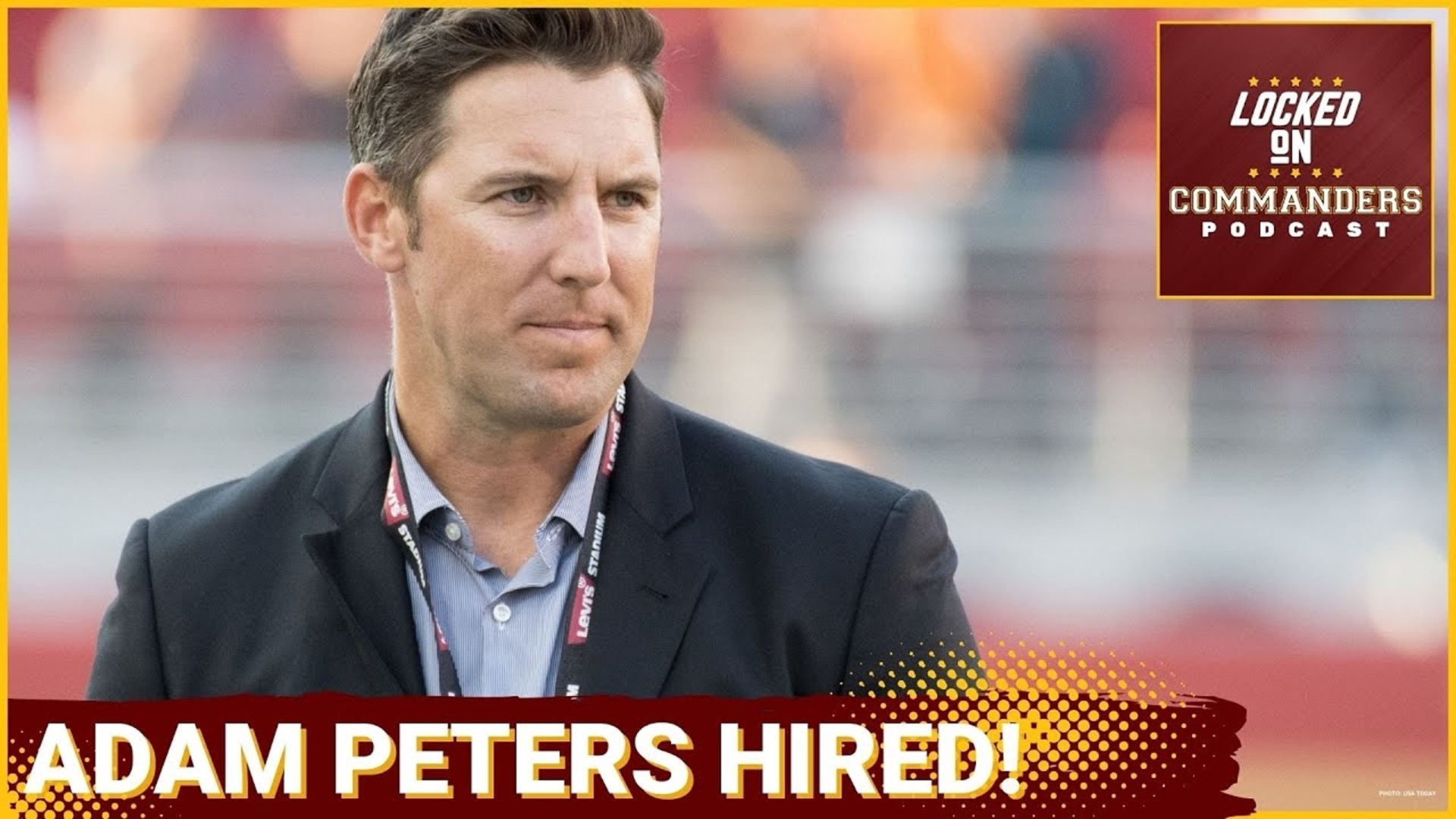 Diving into the news the Washington Commanders made former San Francisco 49ers assistant general manager Adam Peters their new general manager.