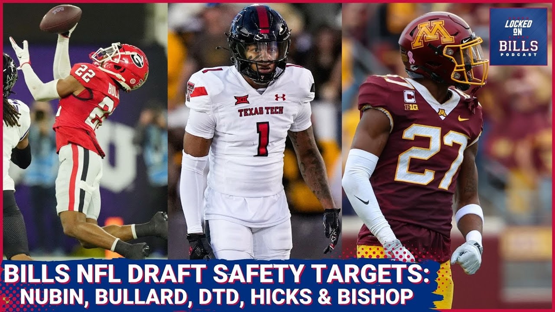 Buffalo Bills NFL Draft Safety Targets: Tyler Nubin, Javon Bullard, Dadrion Taylor-Demerson & more!