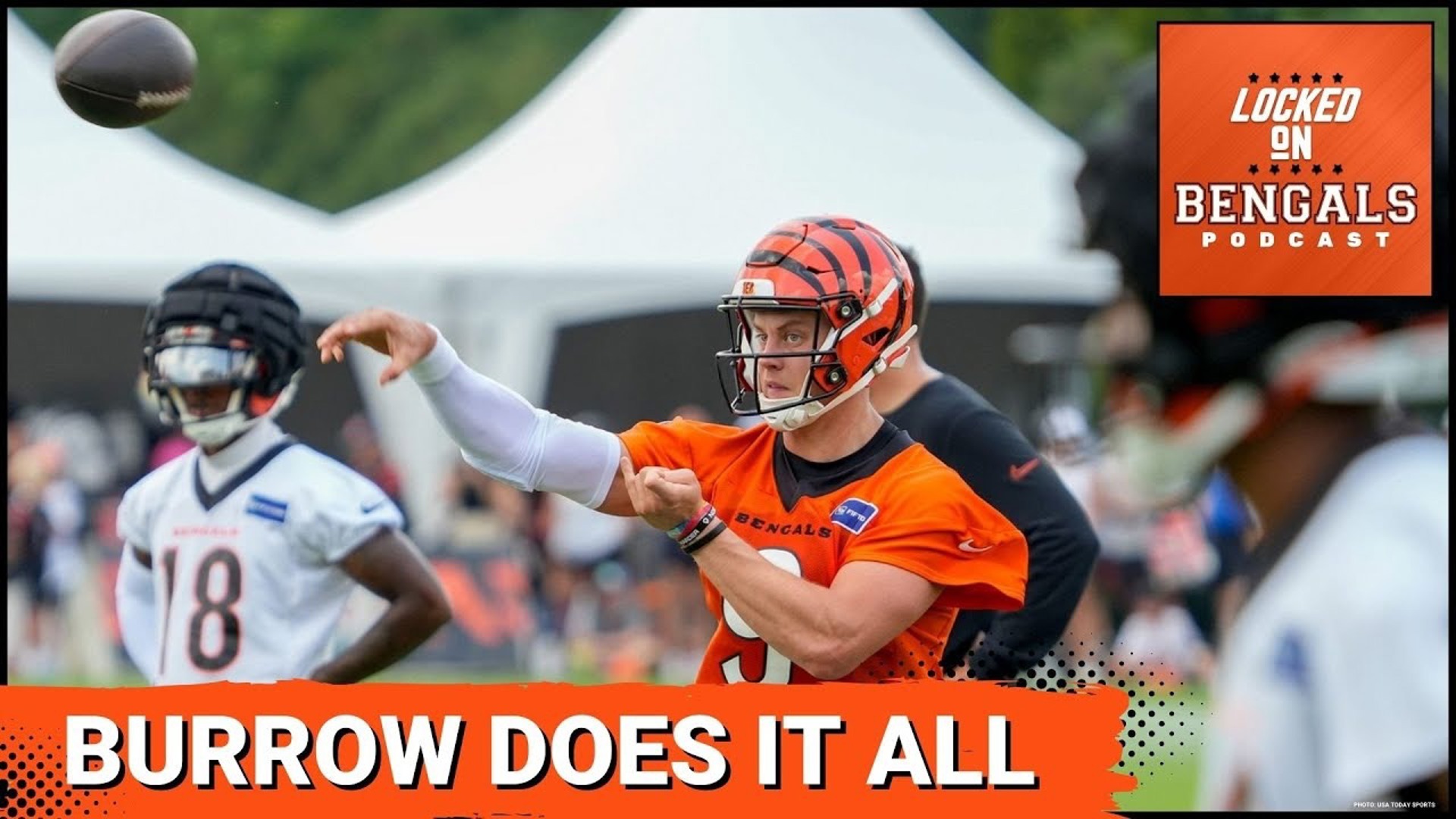 The Cincinnati Bengals were on the practice field on Wednesday for their first session of training camp.