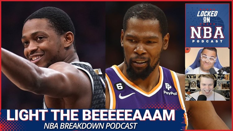 Sacramento Kings LIGHT THE BEAM Clinch Playoffs, Kevin Durant Returns to Phoenix Suns - NBA Podcast
