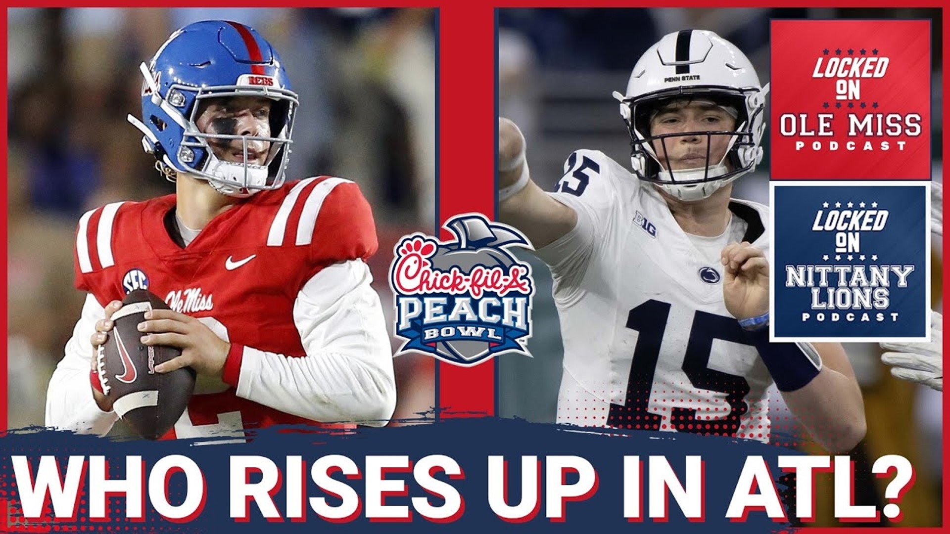 Today's Locked on Ole Miss podcast we talk about the Peach Bowl between the Ole Miss Rebels and the Penn State Nittany Lions.