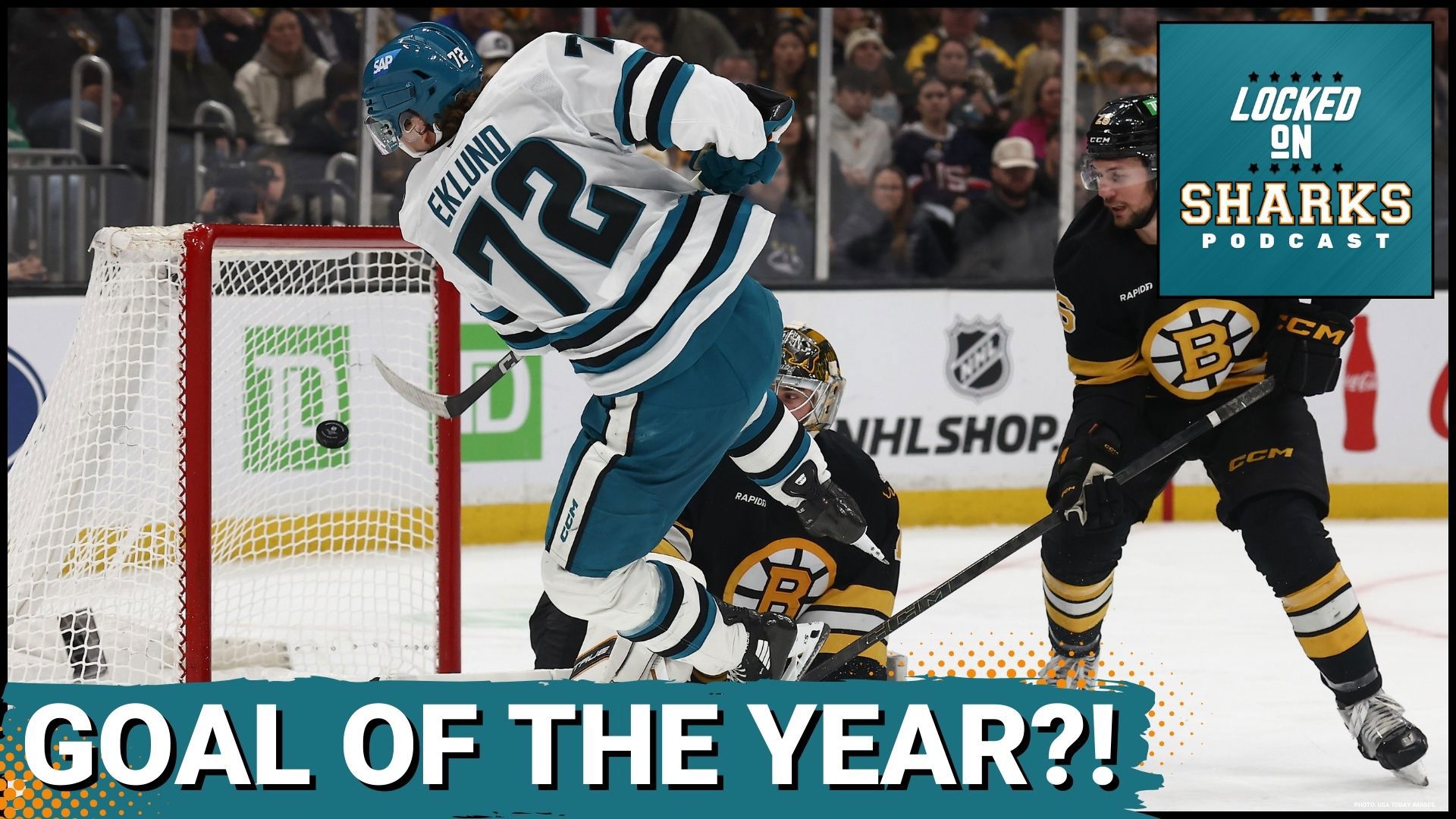 REDEMPTION: San Jose Sharks' William Eklund SILENCES Doubters With Goal ...