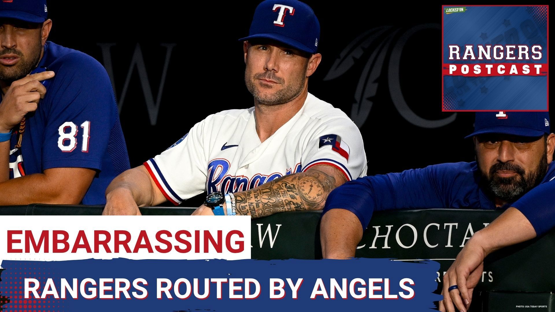RANGERS POSTCAST: The Rangers were EMBARRASSED at home by the Angels 13 ...