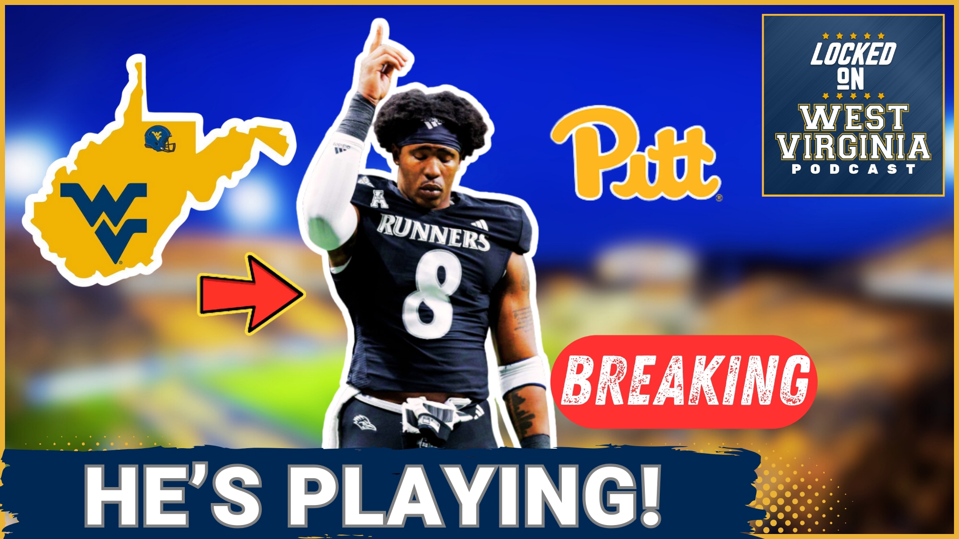 WVU PRIZED Portal Aquisition Jimmori Robinson WILL PLAY for the Mountaineers today in the Backyard Brawl....