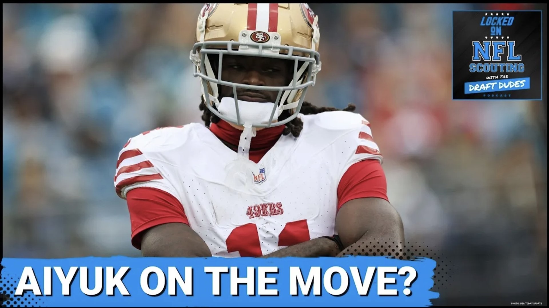 There’s plenty of smoke that Brandon Aiyuk of the San Francisco 49ers could be the next star wide receiver that gets traded?