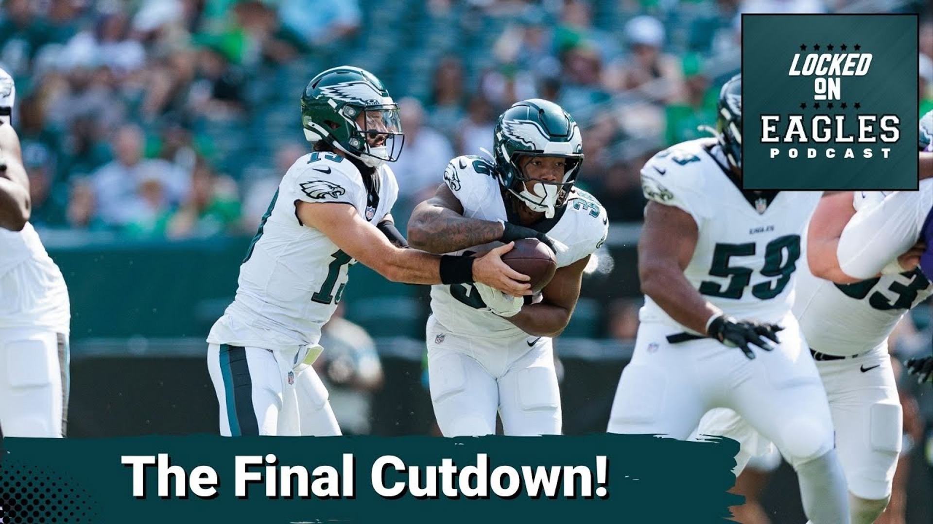 The Philadelphia Eagles and the rest of the 31 teams around the NFL need to get their rosters down to 53 players by 4:00 PM Eastern on Tuesday.